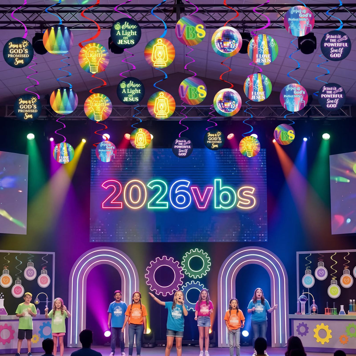 ReliThick VBS 2026 swirl set uses metal foil and cardboard for durability