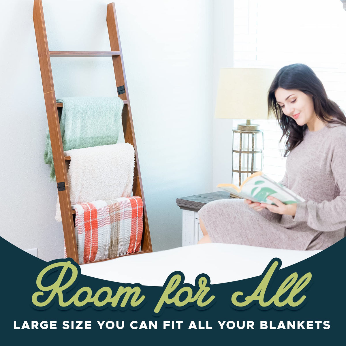 RELODECOR blanket ladder as a thoughtful housewarming gift idea.