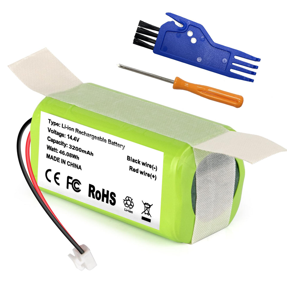 Remate RVBAT850 front view battery for Shark Ion vacuums, compact high capacity replacement