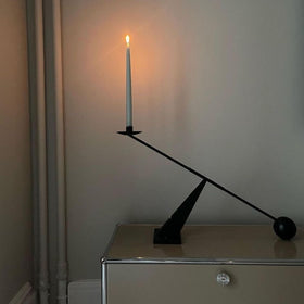 Remenna decor piece offers subtle artistry when candles are lit or unlit.