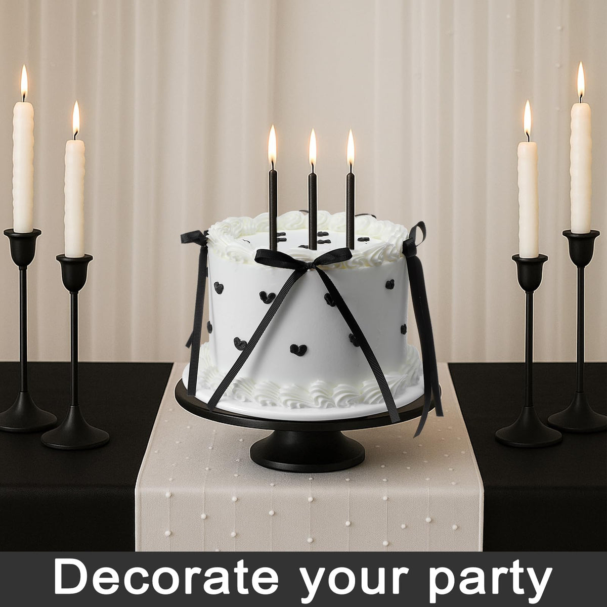 Remerry durable PVC cake replica ready for frequent handling.