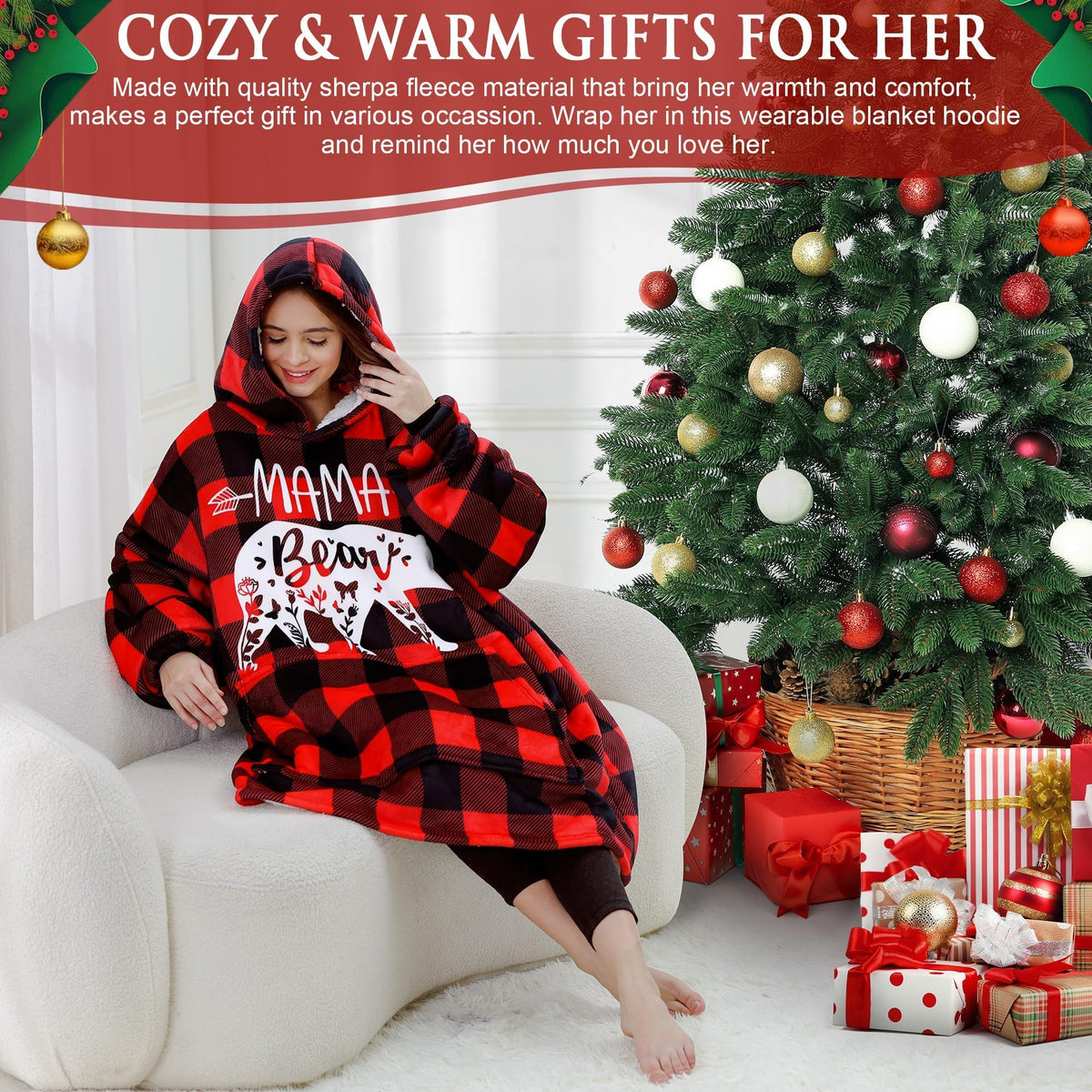 Remifa double-layer microfiber with sherpa lining for extra warmth.