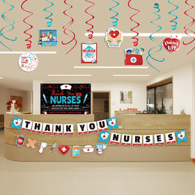 Renbuzhu Nurse appreciation decorations highlight nursing staff recognition opportunities.