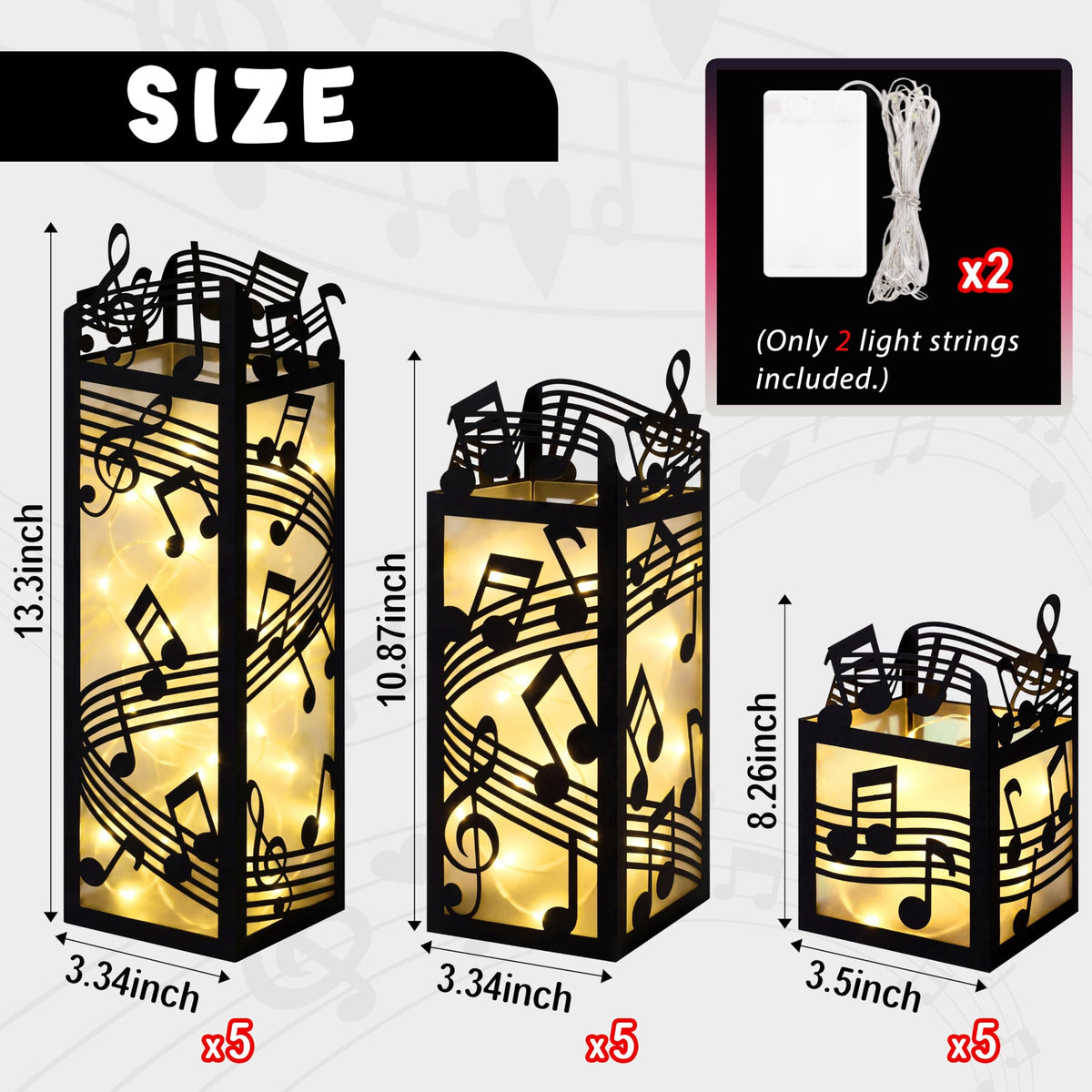 Renbuzhu music-themed decor suited for rock and country parties.