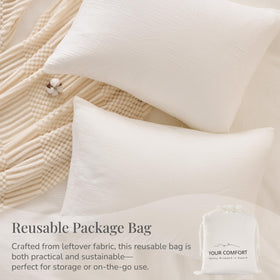 Renewroots envelope pillowcases provide easy access and a tidy appearance.