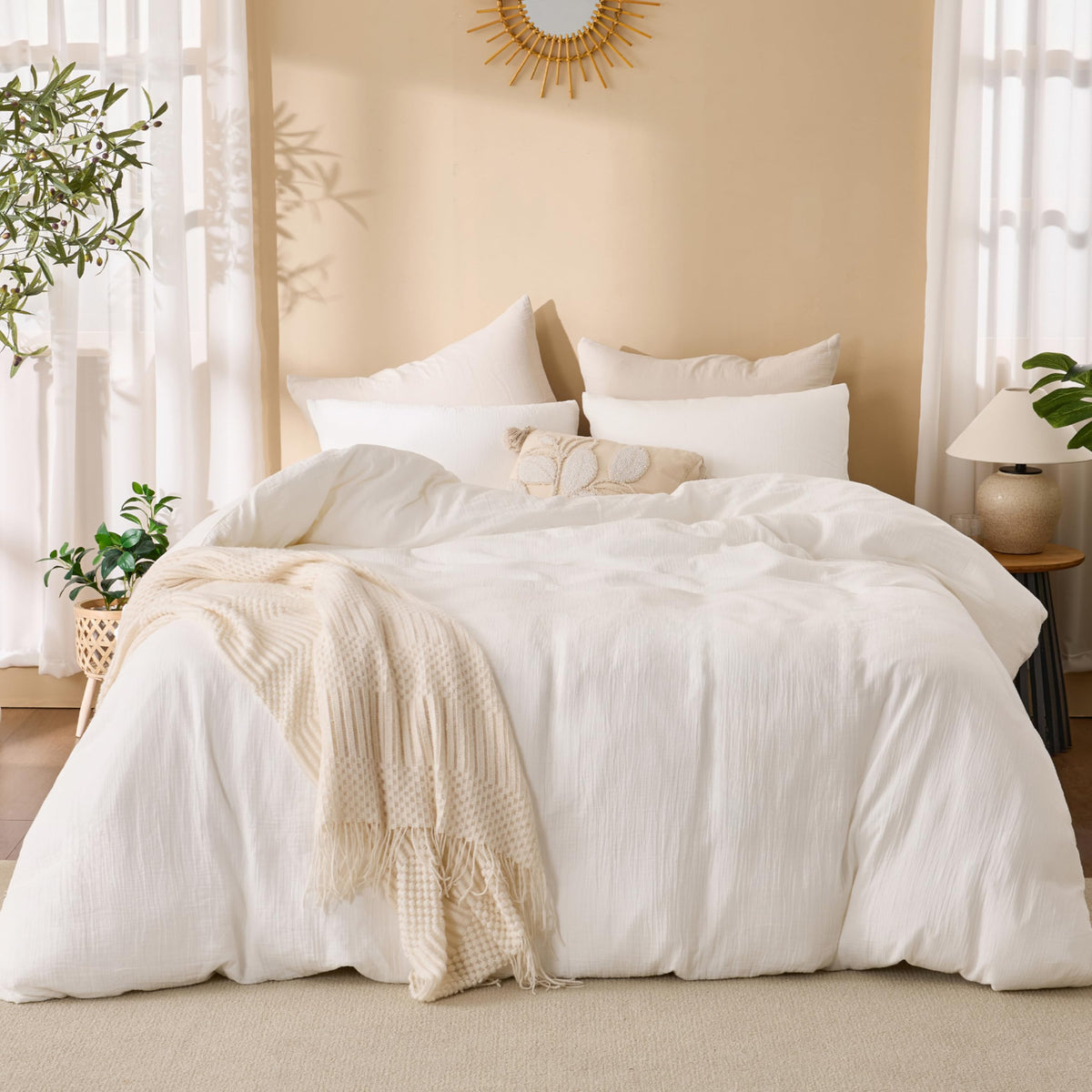 Renewroots premium muslin fabric detail emphasizes safety, durability, and long-lasting beauty.