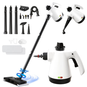 Renvadolix steam mop with detachable 16-in-1 kit for versatile home cleaning