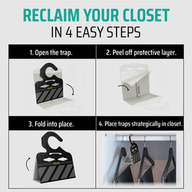 Repelure offers up to six months of protection in a discreet closet installation.