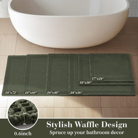 RESARE easy-care mat, machine washable in cold water for simple upkeep.