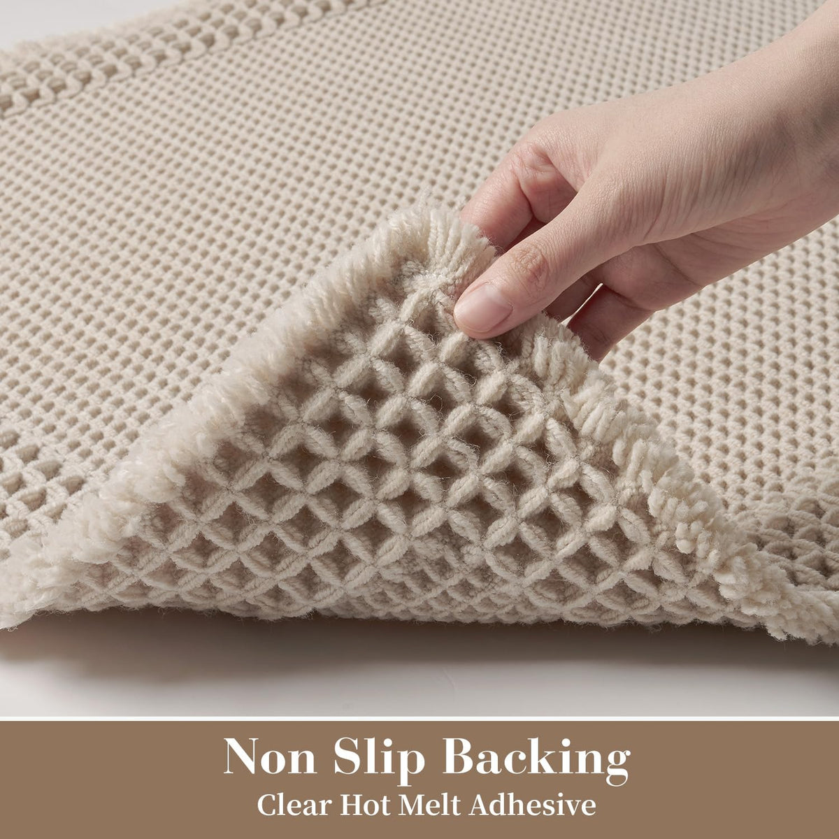 RESARE soft 3d waffle mat adds underfoot cushion when stepping out of the shower.