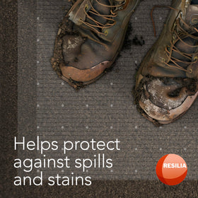 RESILIA anti-slip grippers in action prevent slipping on carpets.