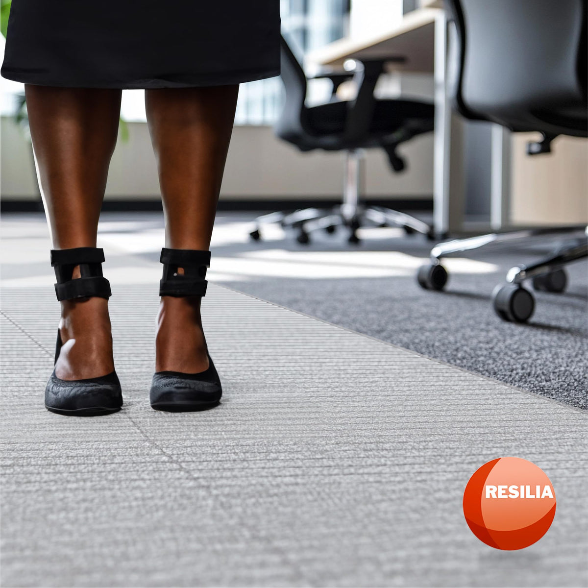 RESILIA deep-pile carpet runner can be cut to fit custom spaces
