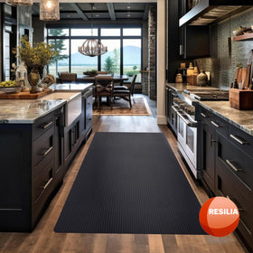 RESILIA protective mat textured surface enhances traction on hardwood and laminate