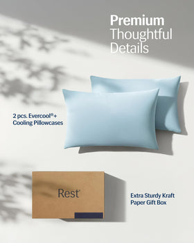 REST Evercool+ all-season comfort on standard pillows