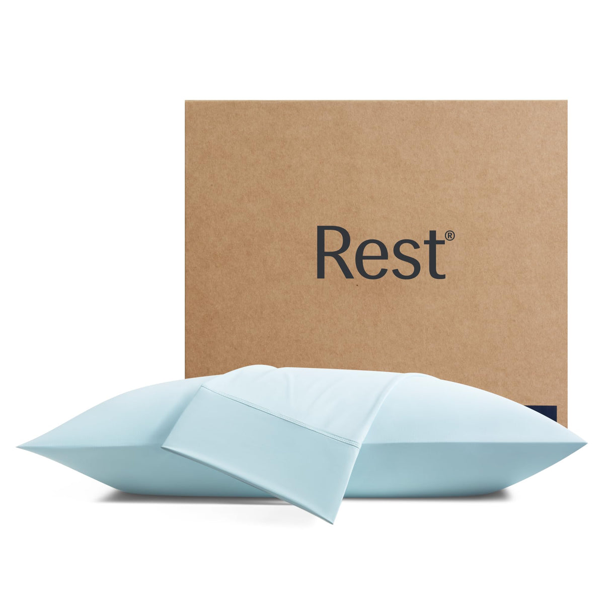 REST Evercool+ cooling pillowcase close-up highlights instant cooling for hot sleepers