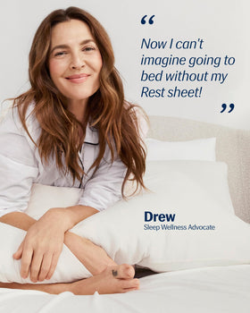 REST Evercool king pillowcase reduces friction for smoother hair.