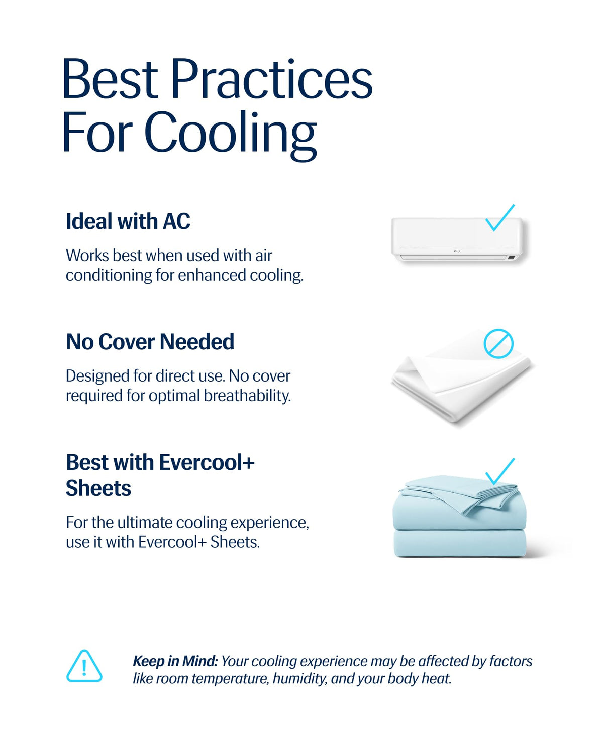 REST Evercool care tag signals machine washable and quick drying
