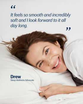 REST Evercool pillowcase king closeup shows a silky-smooth, skin-friendly texture