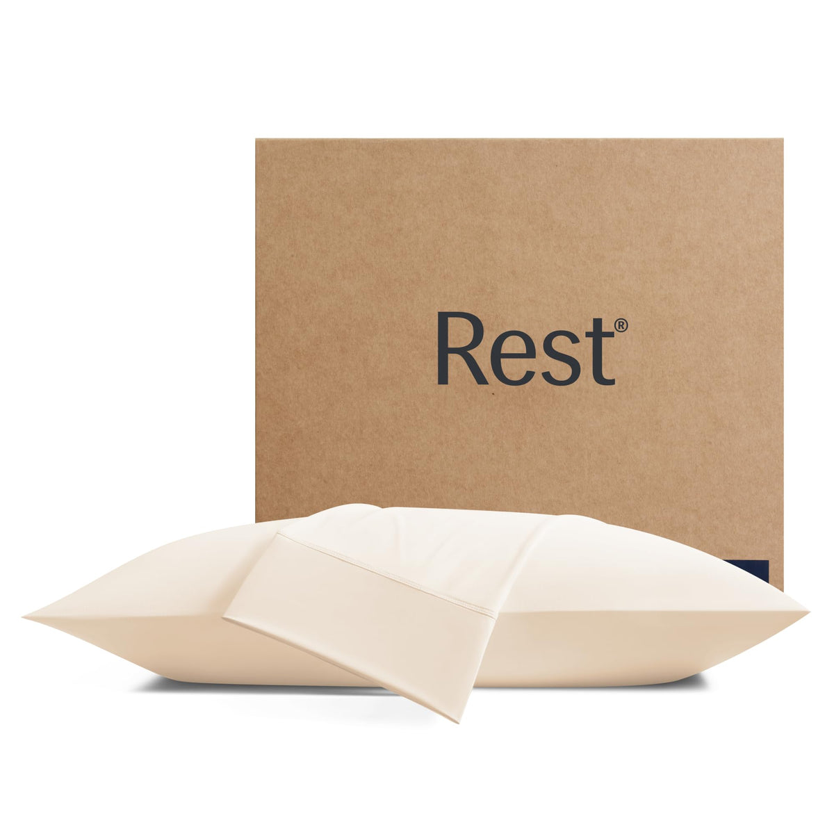 REST Evercool pillowcase king side view highlights cooling fabric for a refreshed night