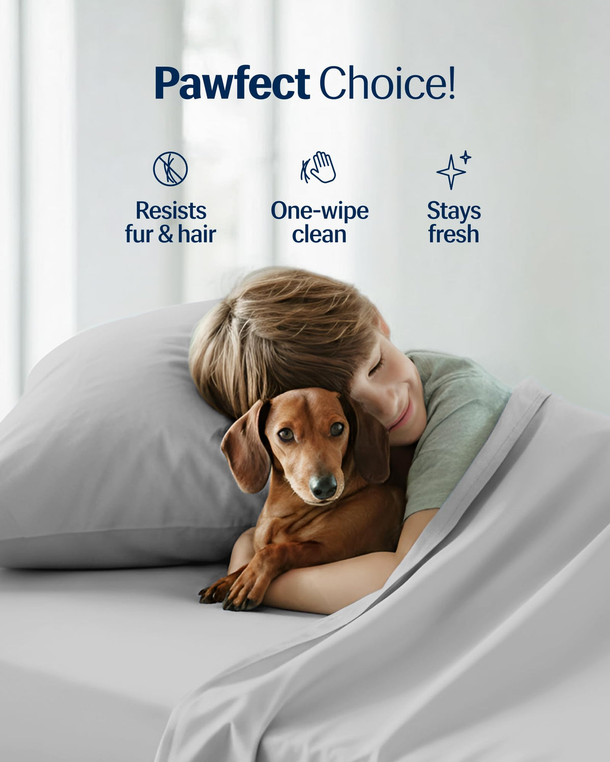 Machine washable and dryer friendly bedding for busy homes