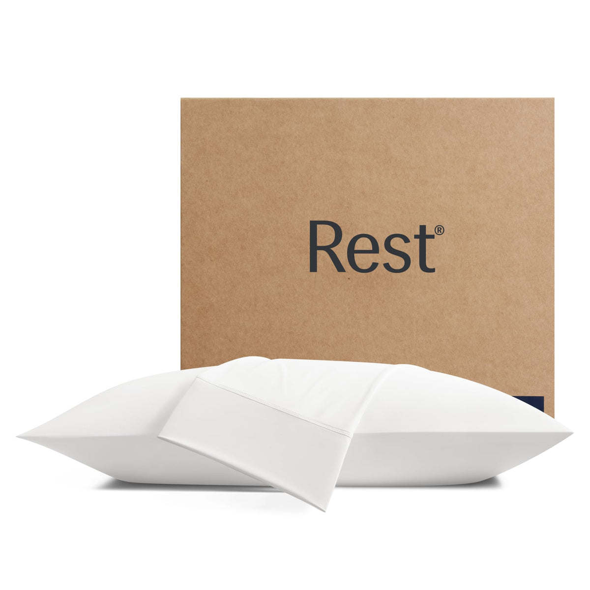 REST Evercool+ pillowcase cooling fabric close-up for cool, refreshed sleep.