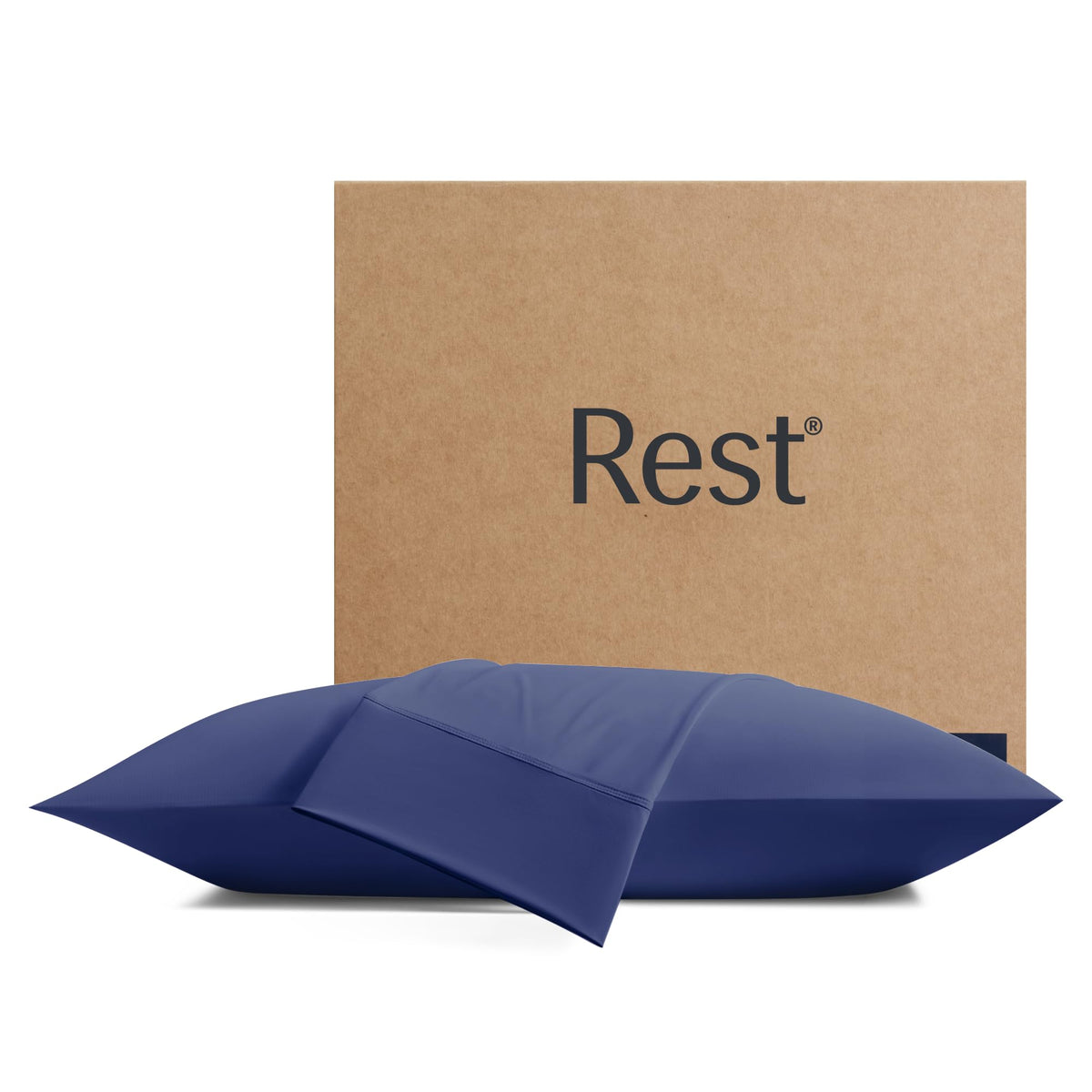 REST Evercool+ King pillowcase front view highlighting cooling surface and fit