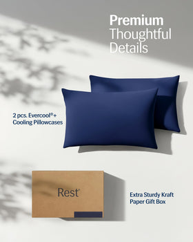 Sturdy stitching and craftsmanship of REST Evercool+ King pillowcase