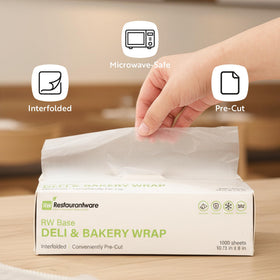 Restaurantware freezer-safe wraps extend freshness for meats and pastries