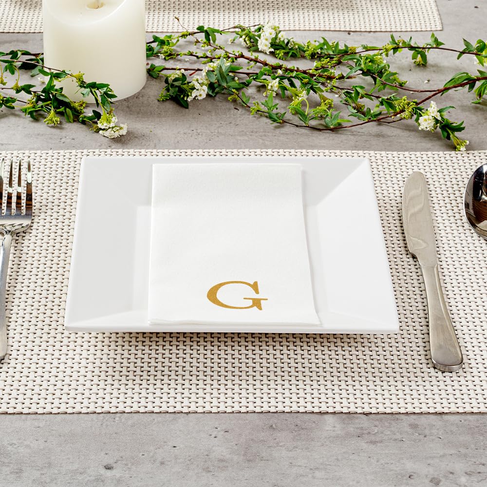 Restaurantware Luxenap gold design adds a refined focal point to tablescapes.