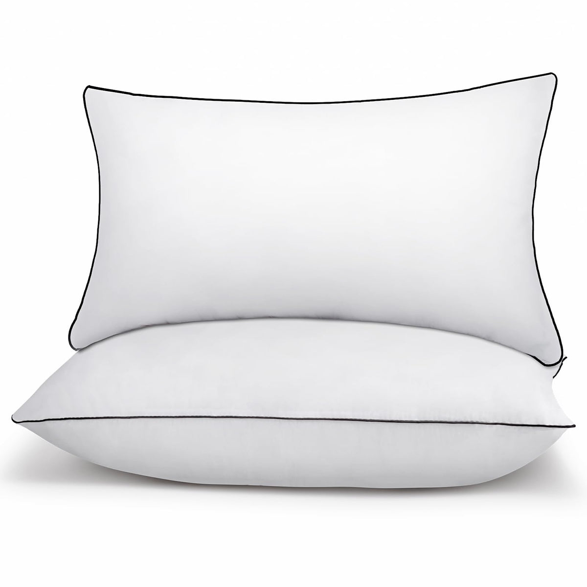 RESTOVIA bed pillows standard set 2 – soft-top view illustrating plush comfort for head and neck.