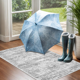 Restydon bathroom/kitchen 2x3 soft crystal-pile rug