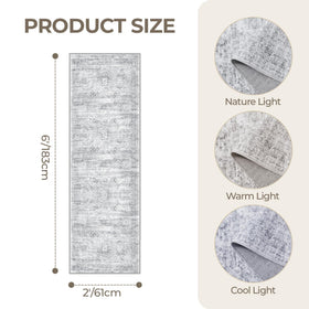 Restydon durable entryway rug stays in place during daily traffic