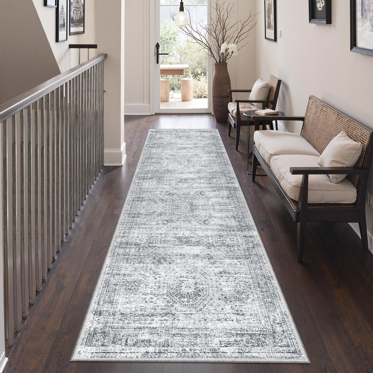 Restydon washable kitchen rug easy to clean for busy homes.