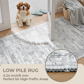 Restydon laundry-room runner, durable washable design