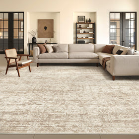 Restydon rug non-slip backing keeps hallway safe on smooth floors.