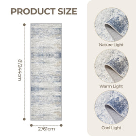 Restydon easy-care maintenance rug runner simplifies cleaning routines