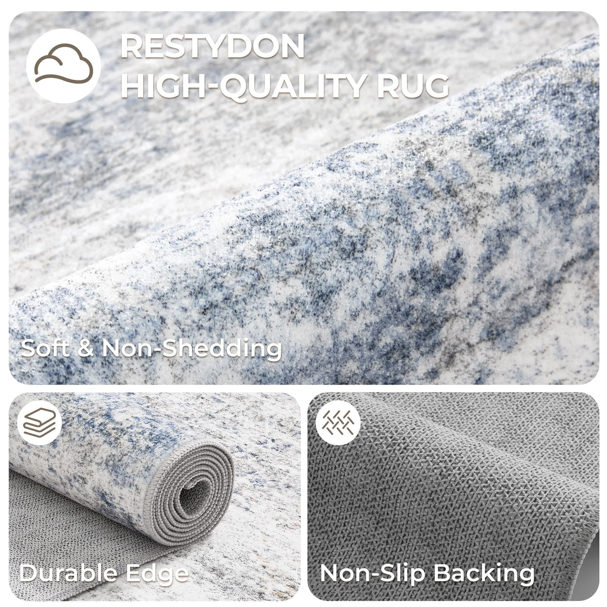 Restydon kitchen-entryway runner suits kitchens and laundry areas with durable design