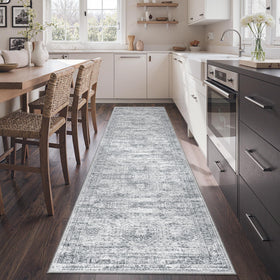 Restydon Rug Runner kitchen-entryway style demonstrates versatile decor compatibility.
