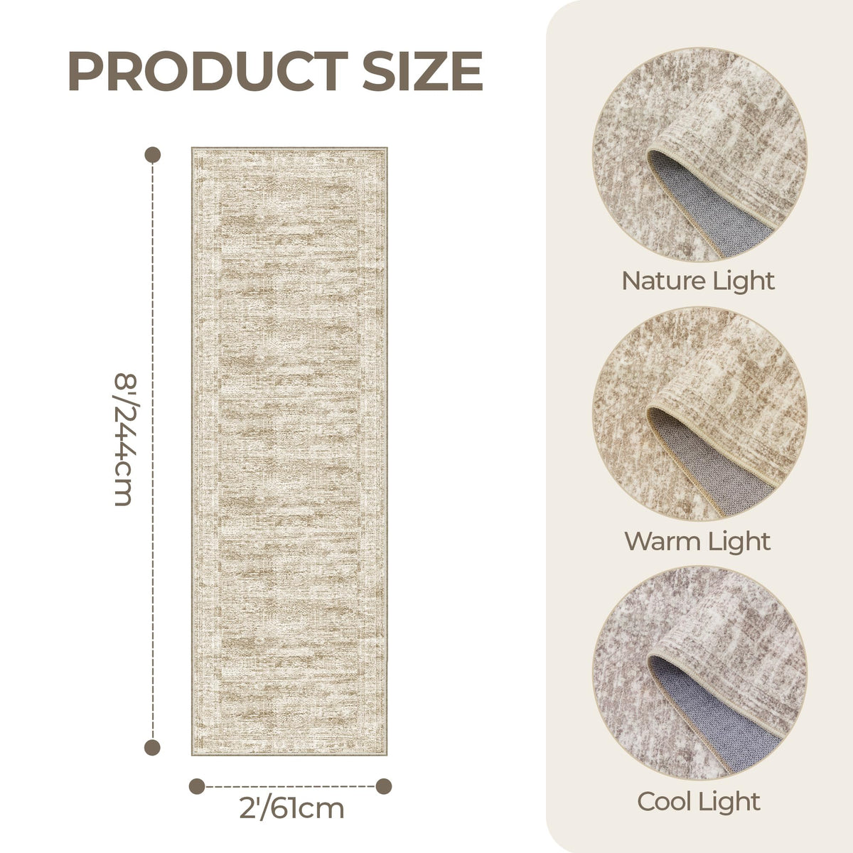 Restydon rug runner multiroom decor suitable for kitchen, hallway, and more.