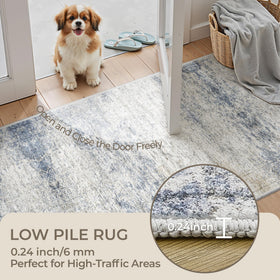 Restydon washable rug runner cleans easily for busy households