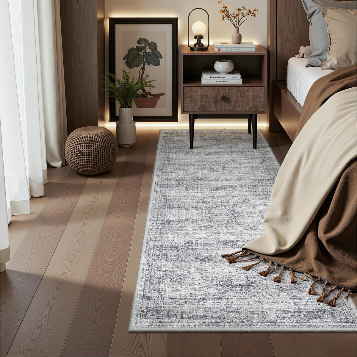 Restydon soft crystal pile rug demonstrates cozy texture underfoot