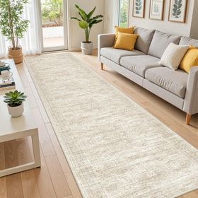 Restydon washable rug runner designed for easy cleaning