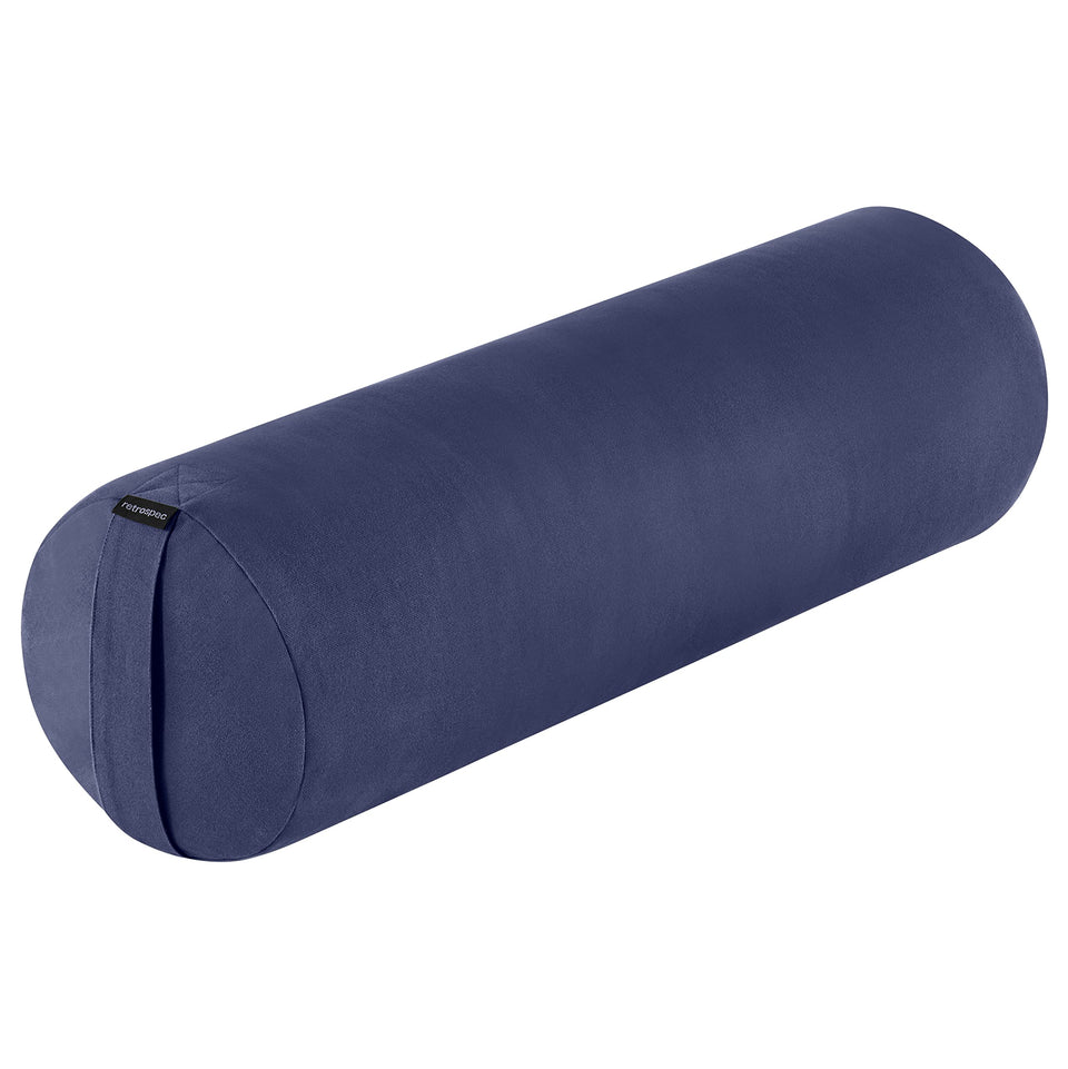 Retrospec Sequoia bolster close-up cover showing breathable cotton and easy cleaning