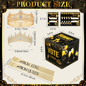 Retrowavy prom queen tiara in gold for elegant celebration looks