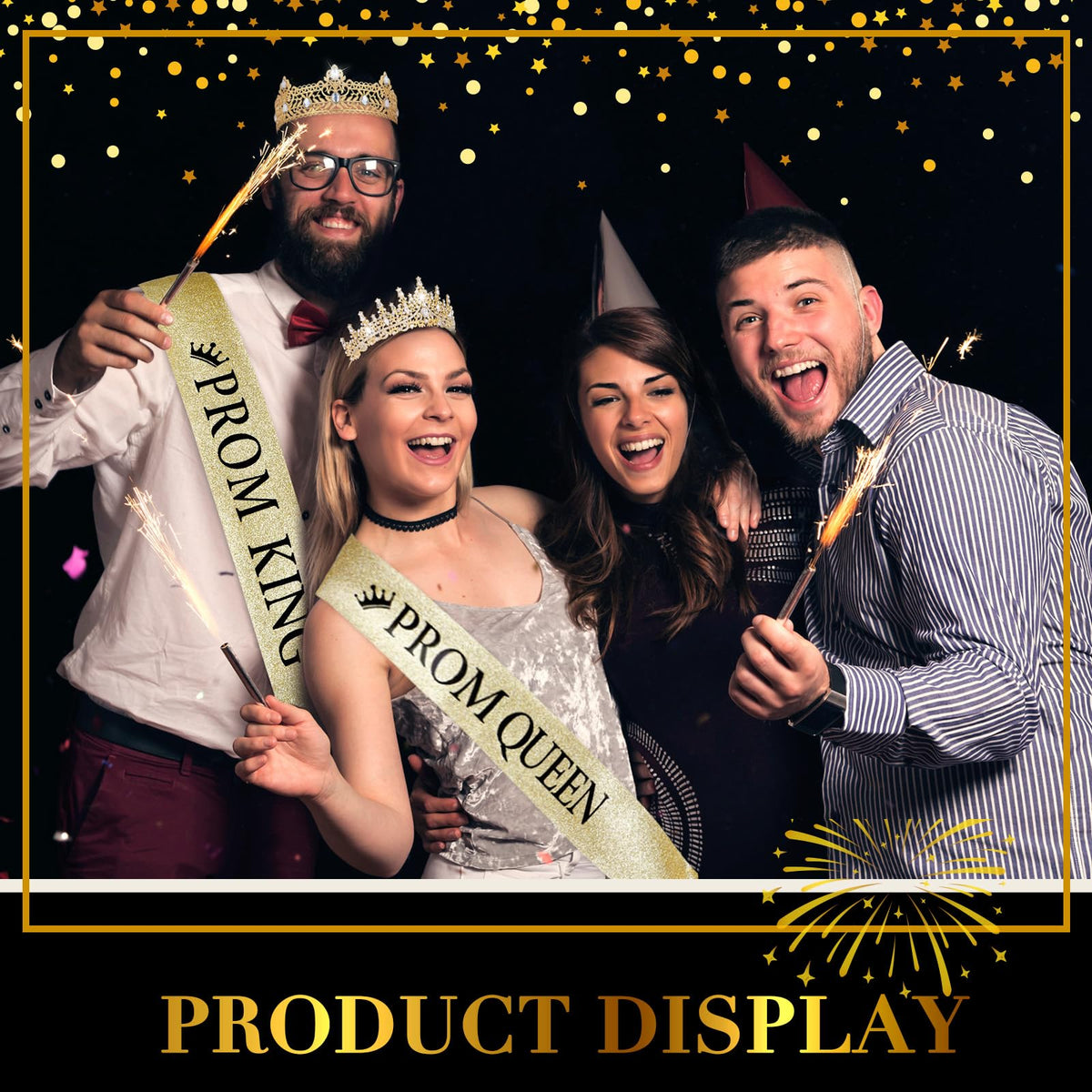 Retrowavy prom set packaging showing complete decor kit