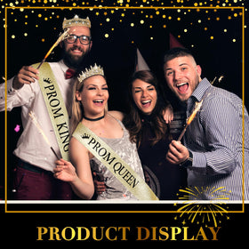 Retrowavy prom set packaging showing complete decor kit