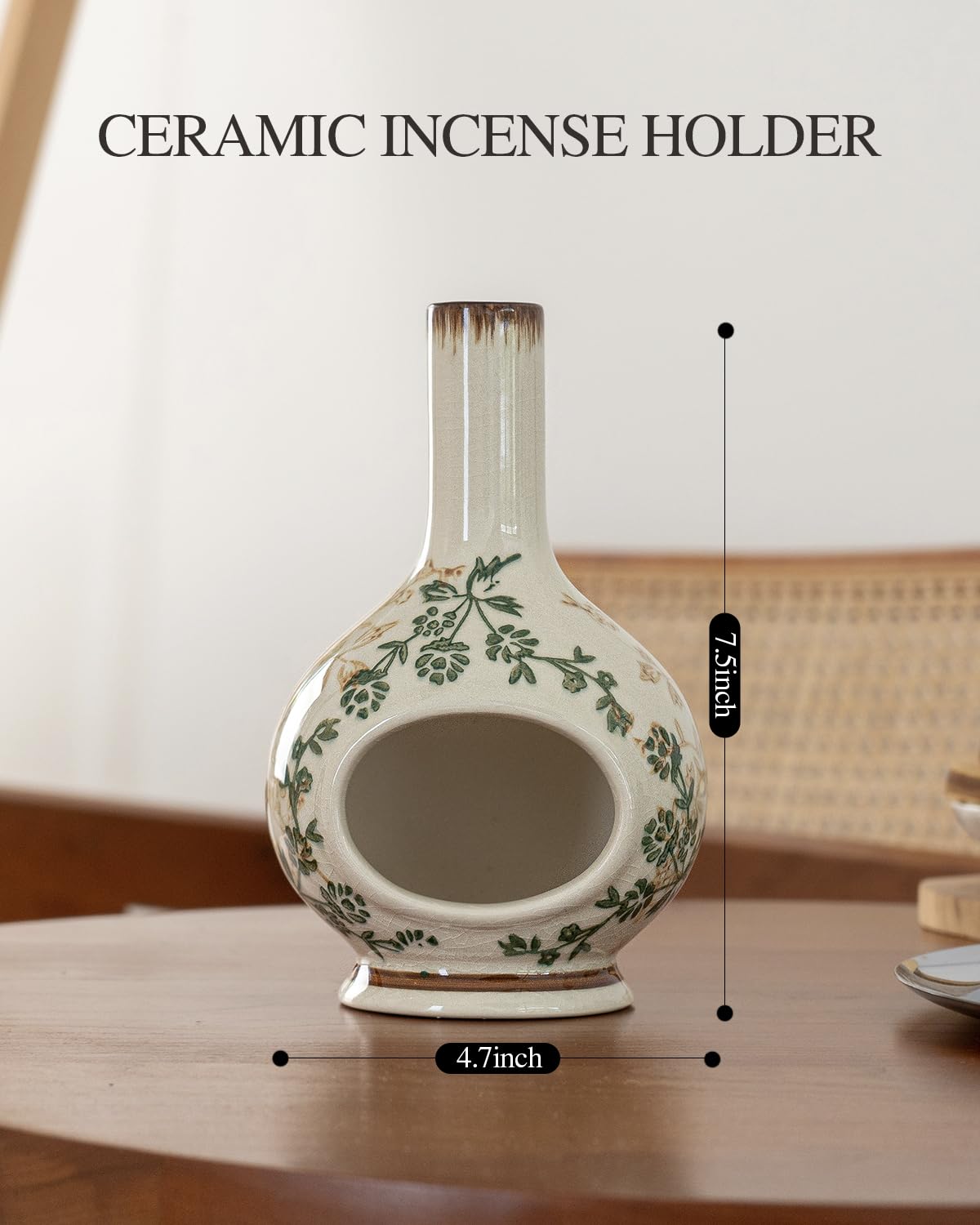 RGBDOT chiminea-style burner creates soothing ambience for yoga or meditation.