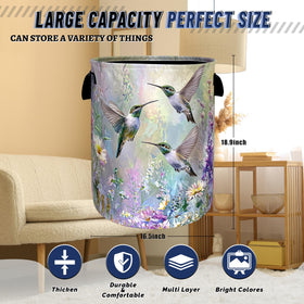 RGIFYIAE colorful floral pattern basket adds playful charm to any room.