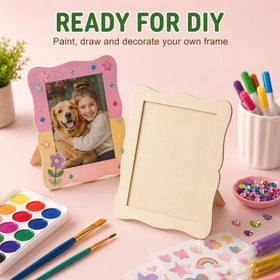 RHBLME wooden frame blank craft surface for painting or embellishing