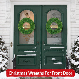 RHTRJ outdoor porch display with durable faux foliage stays lush year-round.